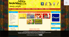 Desktop Screenshot of blog.fabrykafantazji.pl